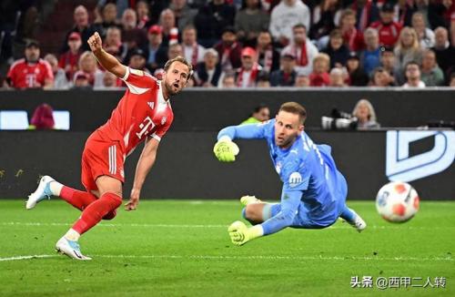 凯恩献助攻迪亚斯破门,拜仁两分钟两球震撼全场