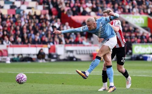 哈兰德MVP实至名归，传射建功助曼城击败利物浦