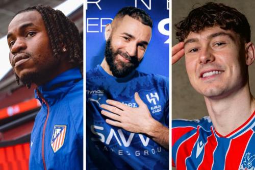 欧洲冬窗转会收入排行:马竞以8000万欧元位居第一