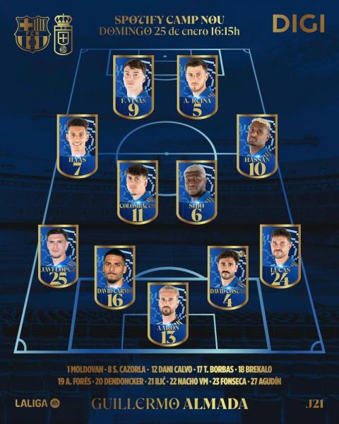 巴萨国王杯出征名单出炉:亚马尔在列,拉菲尼亚未随队