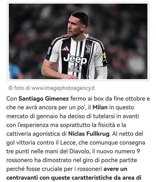 独家消息:弗拉霍维奇续约尤文图斯已进入考虑阶段