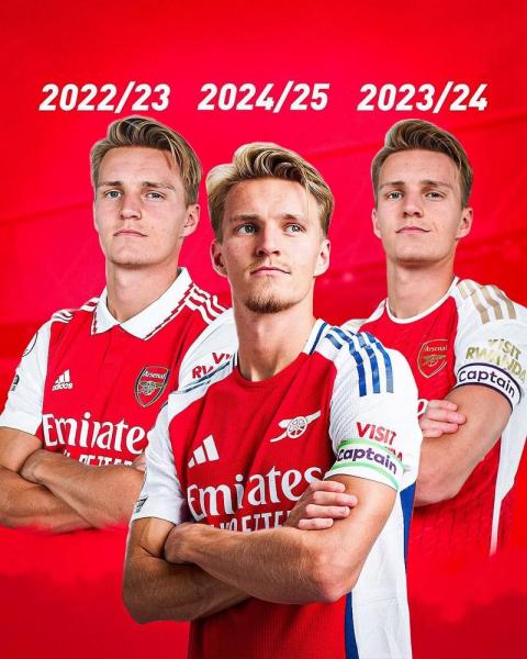 阿森纳核心厄德高留队，英媒称其无计划夏季转会